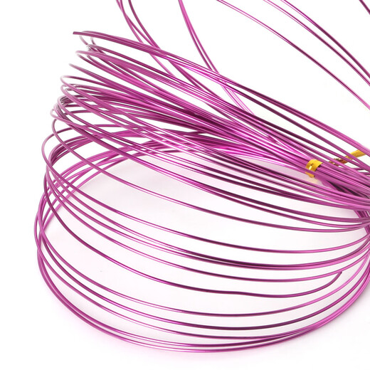 XPEL children's handmade iron wire color aluminum wire diy handmade doll skeleton shaped cake decoration bonsai shape aluminum wire handmade DIY aluminum wire silver 1MM 10 meters / tie