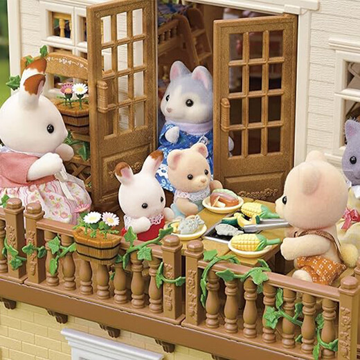 森贝儿家族（Sylvanian families）日版灯光大屋秘密的阁楼限定 过家家玩具玩偶 送儿童礼物