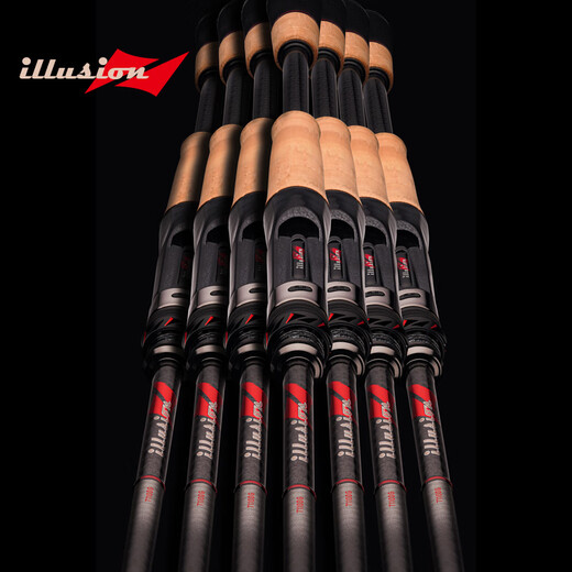 Lingfeng 23 Dream + Luya rod High carbon lightweight high sensitivity fine soft insect Luya rod bass fishing for black pit wild fishing for mandarin fishing 2.03m straight handle 682L/MS-ST