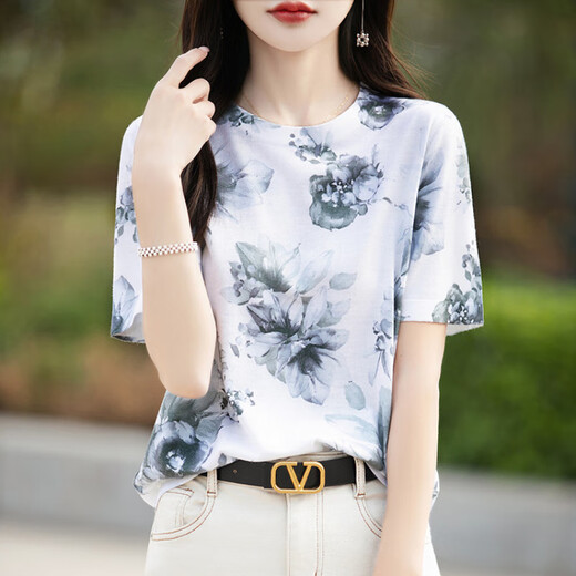 Qingying Mulberry Seiden chinesischer Style Tinte Druck kurzärzt