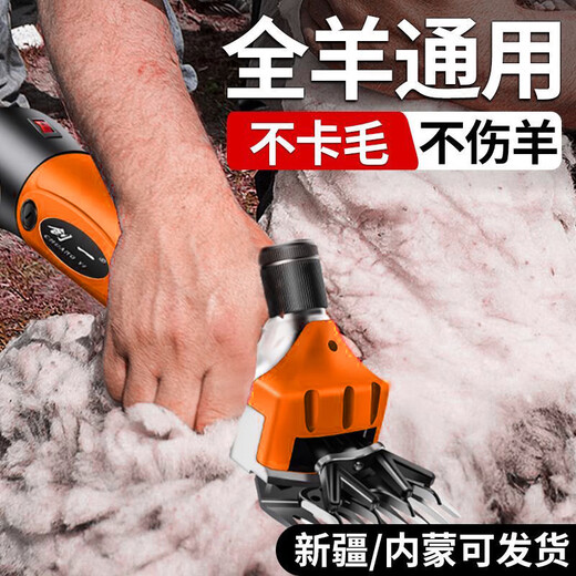 Chuangyi Cisteaux électriques électriques Ciseaux électriques raser la laine FADER électrique gros cisaillement cisaillement 3880AW + 9 dents / 13 dents Couteau droit
