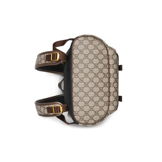 Gucci (GUCCI) Backpack Women's Bag Men's Bag Couple's Ophidia Series GG Backpack Travel Bag Unisex Cool Women's Bag Small Ebony/Brown 792114FADMF9794