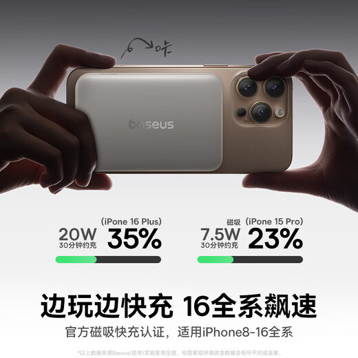 Basis [3C -Zertifizierung] Magnetic Power Bank Magsafe Wireless 22,5W schnelles laden mobiles Netzteil 10000 Ma für Apple 16/15/14 Huawei Xiaomi Mobiltelefon geeignet