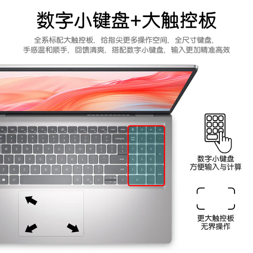 
Dell (DELL) Lingyue 15Pro3530/DC15 thin and light notebook 15.6-inch student office and home business metal ultra-thin notebook 120HZ high-brush AIPC ultra-thin notebook laptop 13th generation Core i7 Iris Xe graphics card 120HZ 32G 1TB high-speed solid state [store