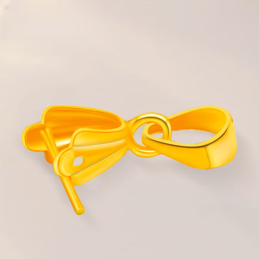 Time Bird Button Silver Plated Buckle Pure Accessory Button Head Trendy Jade Buckle Pendant Jade Pendant Silver Necklace Buckle Connecting Buckle American Silver Gold Pin Buckle/Gold