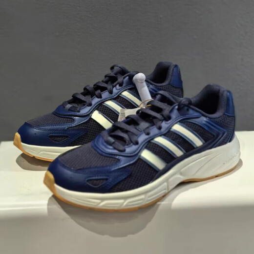 Adidas Herrenschuhe, leichte und modische, atmungsaktive, rutschfeste Laufschuhe, schockgepolsterte Kleidung-resistente Freizeitschuhe, Lauftraining im Freien, JR5155/Naru Blue 40 40