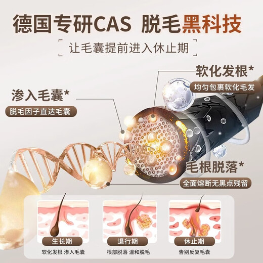 Ou Bairun Hair Removal Cream permanently removes underarm, beard, stubble, and black marks. It is specially designed for men. GBL new product launch. Save 66 yuan. Buy 2 and get 1 free.