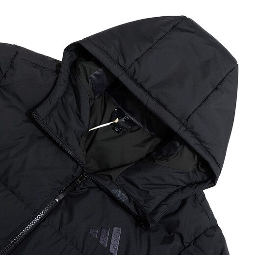 阿迪达斯 （adidas）官网男装2024冬季新款运动服保暖舒适连帽休闲夹克外套羽绒服上衣 JV6187 M