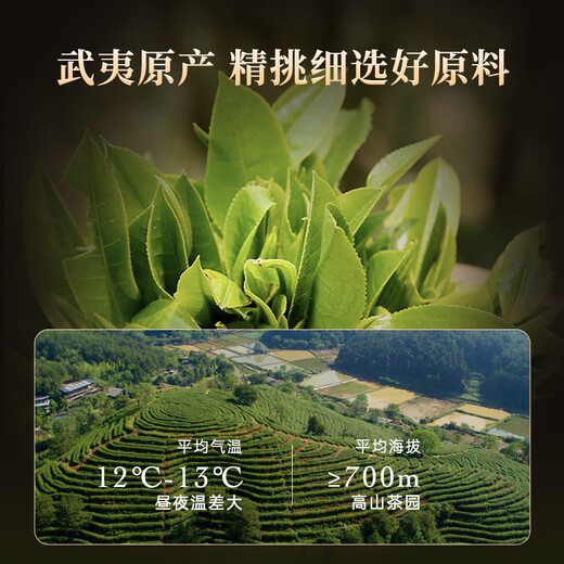 华祥苑乌龙茶 武夷山岩茶水仙一级256g中足火罐装优选口粮茶叶自己喝