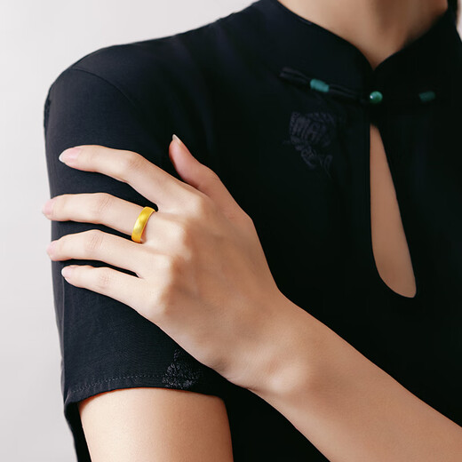 Made in Tokyo, Heritage Series Pure Gold Ancient Method Diamond Ring 5g Birthday Gift for Girlfriend and Wife