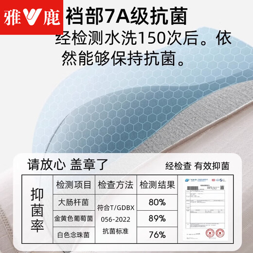 
Yalu underwear men's pure cotton 7A antibacterial crotch boxer shorts striped men's youth trendy boy boxer shorts, default 4 colors CU761-bag 4 pieces XL [Suggested 100-110Jin [Jin equals 0.5 kg]]