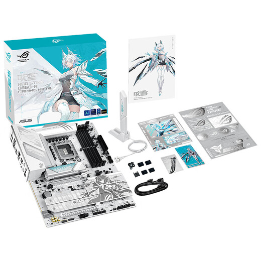 ROG STRIX B860-A GAMING WIFI S Fubuki motherboard supports CPU 265K/265KF/245KF/245K (Intel B860/LGA 1851)