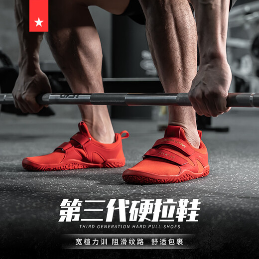 LaraSTAR LS0068 squat deadlift shoes indoor sports shoes beautiful buttocks yoga boxing professional fitness training shoes three generations of beige [wide last strength training] including shoe bag 38