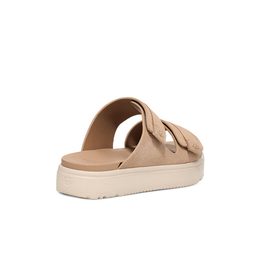 Ugg Summer Damen komfortable dicke Sohle exponierte TOE STEFLCRO FLIP-FLOP CLASSIGKEITERS 1158054SAN SAND COPP 37