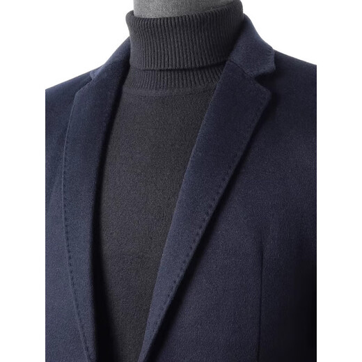 MAGIOPY luxury high-end brand men's suit men's 2025 new spring wool casual small suit business jacket men's Navy blue XL 142-158Jin[Jin equals 0.5 kg]