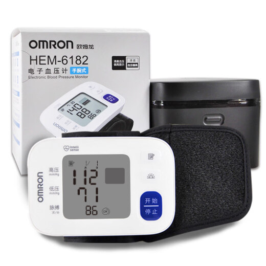 欧姆龙（OMRON）电子血压计HEM-6182全自动家用手腕式血压仪准确测量高精准 欧姆龙电子血压计HEM-6182全自动家用手腕式血