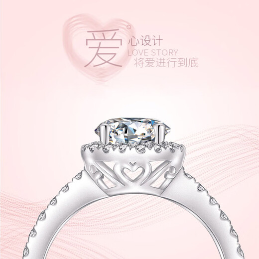 DR. DARLING Moissanite diamond ring 1 carat princess bag wedding ring proposal confession birthday Valentine's Day gift for girlfriend 1 carat princess round bag same day/next day delivery