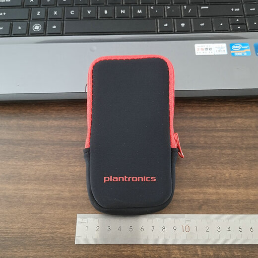 Tie-type storage bag, arm bag, sports running Bluetooth headphone bag, MP3 bag, key bag, rectangular coin purse, blue