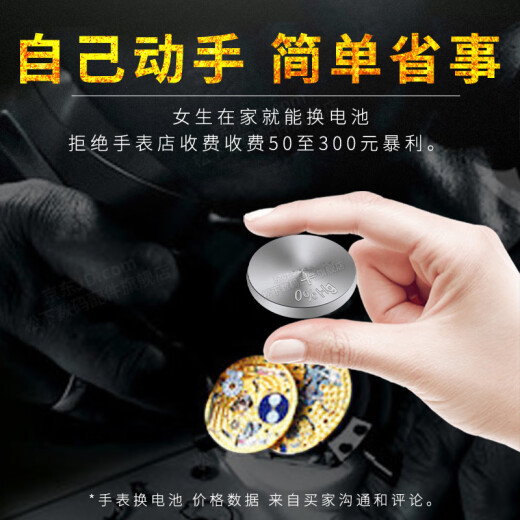松下FOSSIL化石原装手表电池纽扣电子男女款式更换超薄小颗粒1.55V原厂圆形石英表机芯专用日本 1粒 ES3893