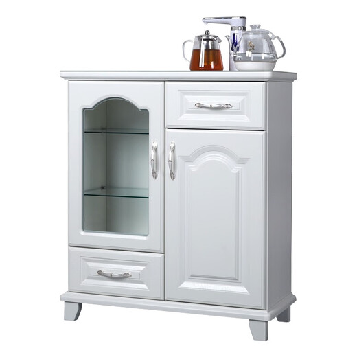 Tea Bar-Maschine, vollautomatischer Wasserspender, Untergrüßung Massivholz Europäischer Schrank, intelligente leichte Luxus-Tee-Bar integrierter Schrank, europäischer warmer Stil 9902/Eis warm 902 Warm warm