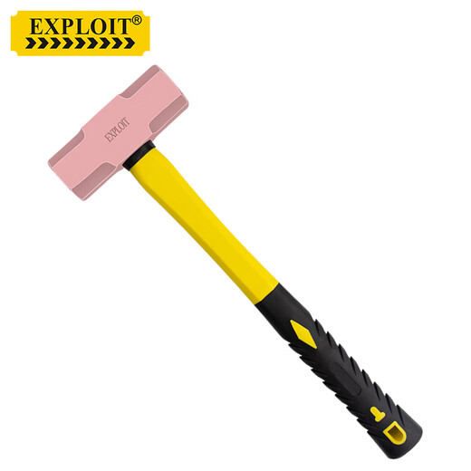 EXPLOIT red copper explosion-proof octagonal hammer non-sparking hammer 6 pounds