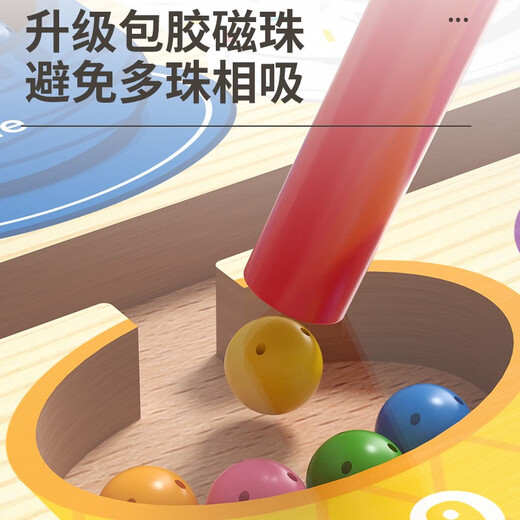 Fu Haier Magnetic Maze Perlen Perlen Spielzeug digitale Farbklassifizierung Montessori Frühaufschuldung Kinder Denken Training verbessert Model Magnetic Count Color Classification Pen Fan
