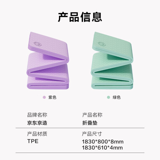 Hecho en Jingdong, los estudiantes de la escuela primaria Mat de yoga Mat de yoga TPE TPE PLOTable Portable Anti-Slip Shock Mat Regalo Día del Día del Niños