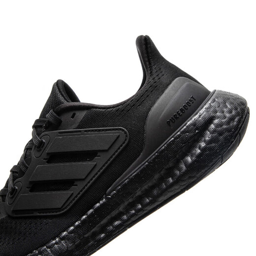 ADIDAS Running Shoes Zapatos para hombres 2025 Summer PureBoost 23 Spetas de amortiguadores Ligeros transpirables Low Top Casual Shoes IF4840 Negro 40