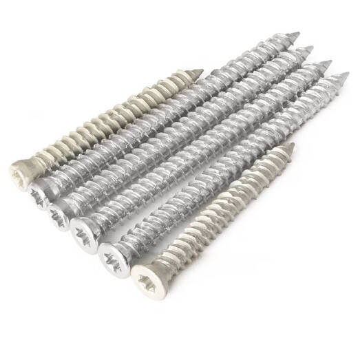 XMSJ Self-Schnitt-Schraube T30 Pflaumenblütenrille Sechseckschraube Deutschstil-Betontür und Fensterinstallation Gegen Shot Self-Tapping-Nagel Lu xiubao kleiner Kopf 7,5*12250 Free T30 Sechs