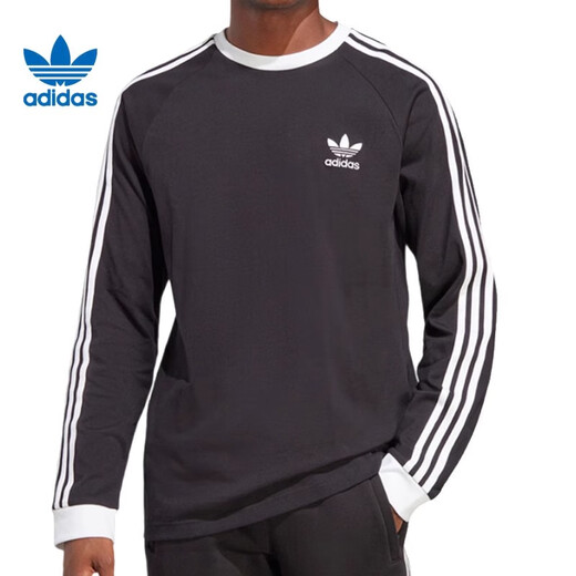 
Adidas Clover Adicolor Three-Stripe Men's Sports Versatile Fashion Casual Long Sleeve T-Shirt IA4879 IA4877 XS