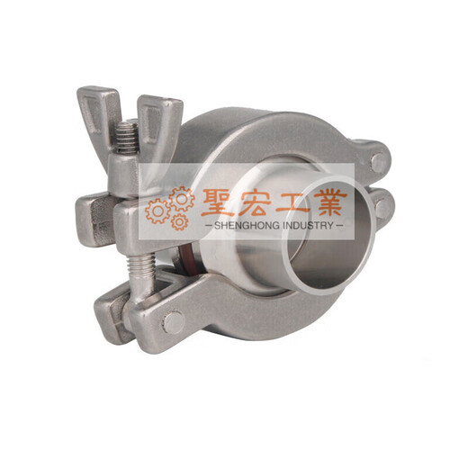304 stainless steel vacuum welding quick connector set quick clamp snap-on end pipe fittings kf16kf25 KF50/chuck 75 L=50 set
