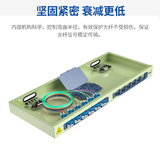 Fenghuo Original Fiber Optic Terminal Rack Rack tipo SC/FC/LC Interfaz de brida de un solo ajuste de fibra de ajuste completo Marco de distribución de fibra de fibra de ajuste FC FC Single-Mode Full-Fit 12 Cores-12 Ports