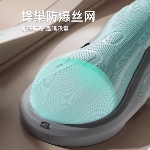 Mefit wave speed ball semicircular peanut yoga balance ball home Pilates core training foot running bosu fitness ball mint green-small double air bag wave speed ball