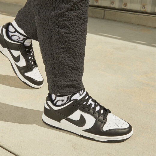 耐克（NIKE）Dunk Low 男鞋休闲鞋复古低帮板鞋运动鞋 黑白熊猫 DD1391-100 DD1391-100 黑白熊猫 40.5