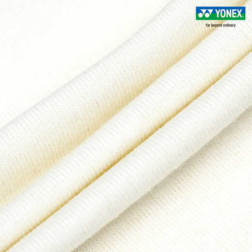 Serie de protección natural y ambiental de Yonex 25SS 16833CR/16835CR Camiseta de deportes al aire libre Hombres y mujeres 16835cr Ice Beige (Estilo de mujeres) L