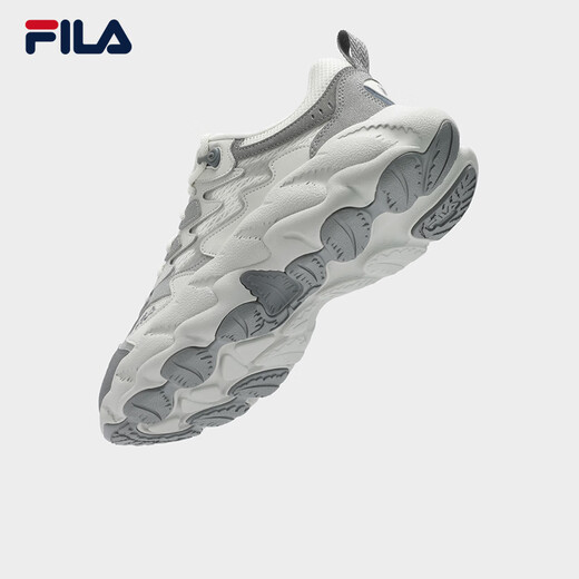 Fila offizielle Herrenschuhe Fern 2 So moderne Sportschuhe 2025 Frühling Neues Farn Gras 2 Generation Casual Schuhe Dad Schuhe Kokosmilch weiß/wildes Taube Grau-CW 43
