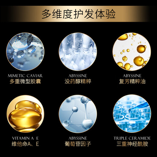 Kérastase Experience Size Travel Size Dual Function/Revitalizing Core Silk/Protein Constant Care Platinum Revitalizing Shine Black Diamond Key Source Black Diamond Key Source Hair Mask 75ml 1 Bottle