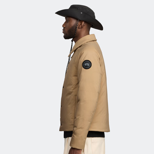 加拿大鹅（Canada Goose）Lodge 男士黑标教练式羽绒夹克大鹅羽绒服 2755MB 1483 沙漠色 M