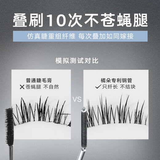 Judydoll Steel Tube Mascara Waterproof Slim Curl No Smudge 01 Black Very Fine Style