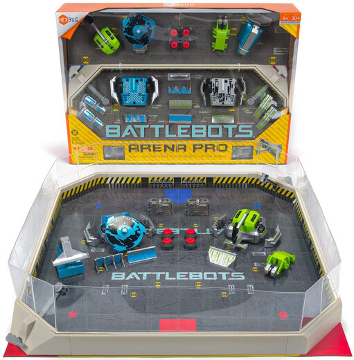 赫宝（HEXBUG）赫宝BattleBots博茨大战智能遥控对战格斗机器人儿童玩具男 电动声光遥控喷火红色龙 官方标配