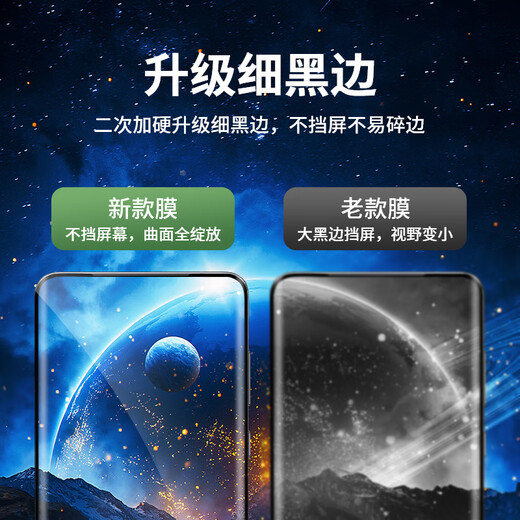 Langke 2-piece pack suitable for Huawei Mate60Pro/60Pro+ tempered film mate60RS mobile phone film curved surface covering ultra-thin HD protective film anti-fall and anti-fingerprint film