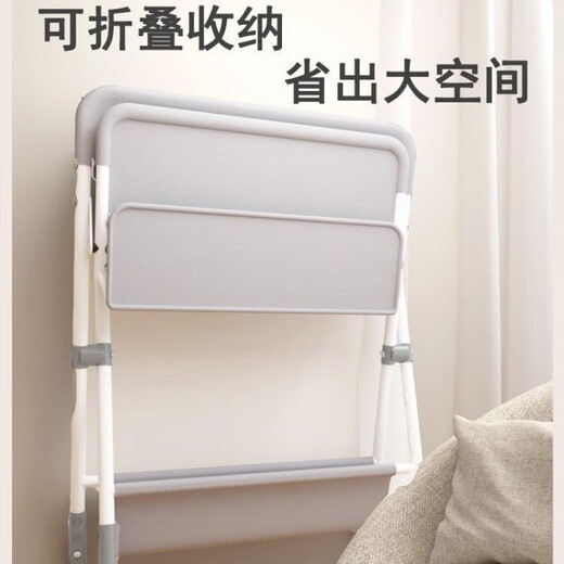 He Jiangong Japan export diaper table infant care table baby foldable multi-function baby changing newborn bathing press gray [Plus Comfortable Model] + storage rack + clothes drying rod Others