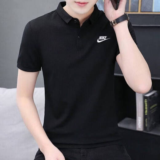 Nike (Nike) T-Shirt Damen 2025 Sommer Neues Sportbekleid-Ehepaar Freizeitkleidung Revers Atemwäsche Atmungsbares Polo-Hemd Kurzarm FN3895-010/Large/Show Fotos für 5 [Yuan] S/165/84