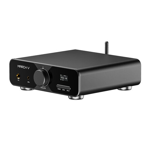 Rhythm Tank March M5 dual AK4493 Class A headphone amplifier 3500mW 4.4 DSD 512 Bluetooth LDAC fiber coaxial dual crystal oscillator + FPGA FDAS decoding all-in-one headphone amplifier M5 Bluetooth version