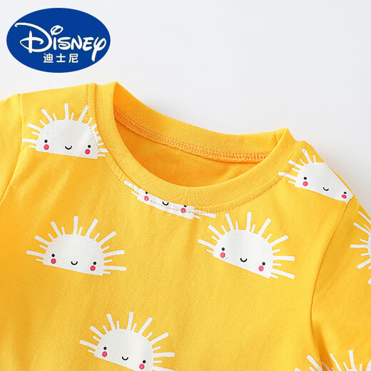 Disney Malwee Girls Kurzärärmelte Sommerkleidung Neue europäische und amerikanische Kinder lässige Runde Halshemd Little Girl Kinder T-Shirt 9209 100 cm