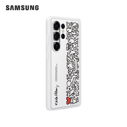 Samsung (SAMSUNG) Galaxy S25Ultra original smart theme protective case mobile phone case s25ultra original protective case white