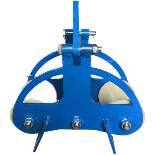 Electric cable pulley, pay-off pulley, wellhead left and right bridge pulley, hanging wheel, pipe mouth, corner slider, triple steel, one drag and two moving plates