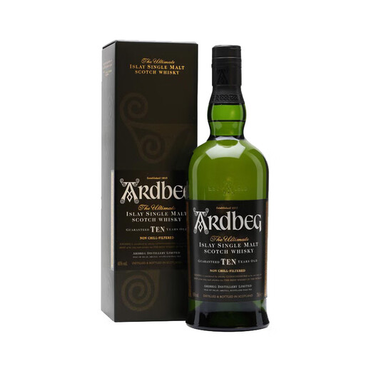 雅柏（Ardbeg）阿贝 苏格兰艾雷岛 单一麦芽威士忌 700ml 进口洋酒 10年 阿贝 700ml*1瓶