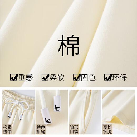 JEANSWEST Casual Shorts Women's 2025 Spring New Pure Cotton Slimming Sports Versatile Printed A-Line Casual Five-Fifth Pants