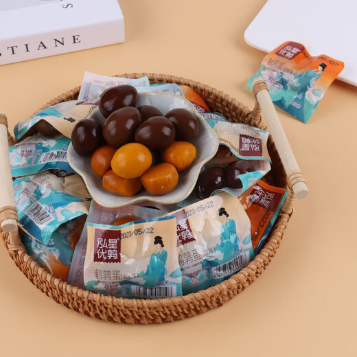 Braised quail eggs, salt-baked ready-to-eat snacks, 60 pieces Braised quail eggs, salt-baked ready-to-eat snacks, 60 pieces